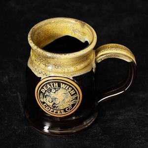 Death Wish Two Face tankard coffee Mug Rare limited edition